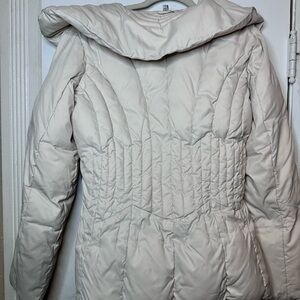 Steve Madden Ladies Puffer Coat (Cream Color)